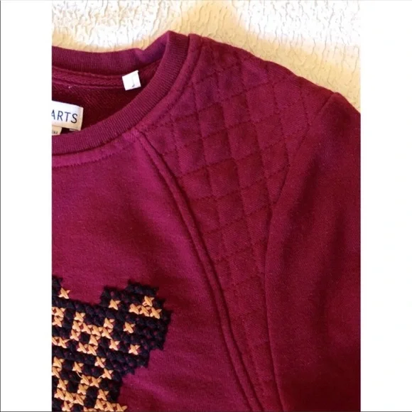 Crop Top Sweatshirt - Cheetah / Leopard Knit Design XS PACSUN - Picture 7 of 8